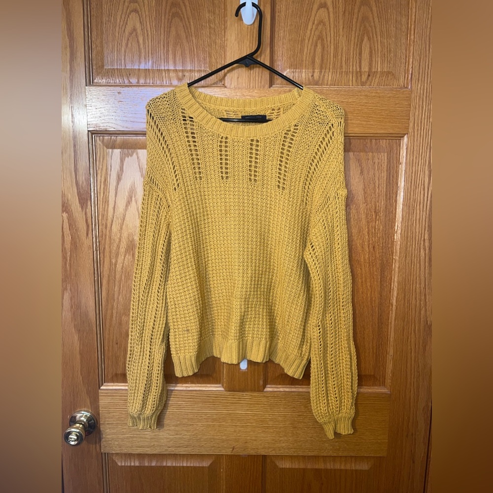 American Eagle mustard sweater